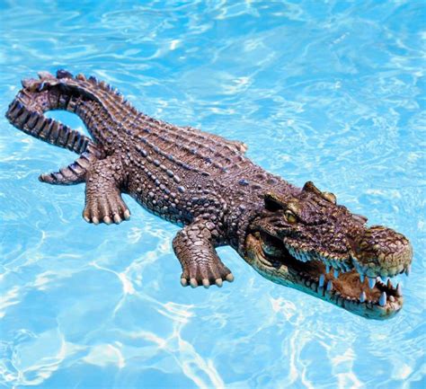 real life like floating alligator